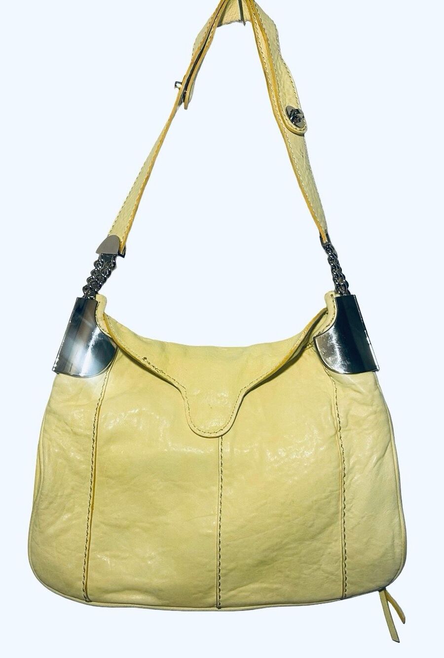 Tre Vero Soft Leather Hobo Bag